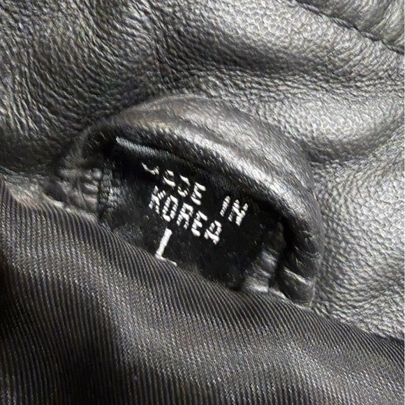 🖤 Virginia Slims Wear Women’s Black Leather Jacket | Size L 🖤 - Picture 13 of 14